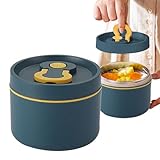 Solution de repas polyvalente : conçue pour contenir jusqu'à 650 ml de nourriture, cette boîte à lunch thermique offre suffisamment d'espace pour un repas copieux, supportant facilement vos déjeuners rapides en milieu de semaine et vos repas paisibles en plein air.