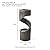 Glitzhome Decorative Tiered Outdoor Water Fountain with LED Light, Curved Waterfall Fountain with Stone Planter, Patio Water Fountain Garden Waterfall, 31.3”H
