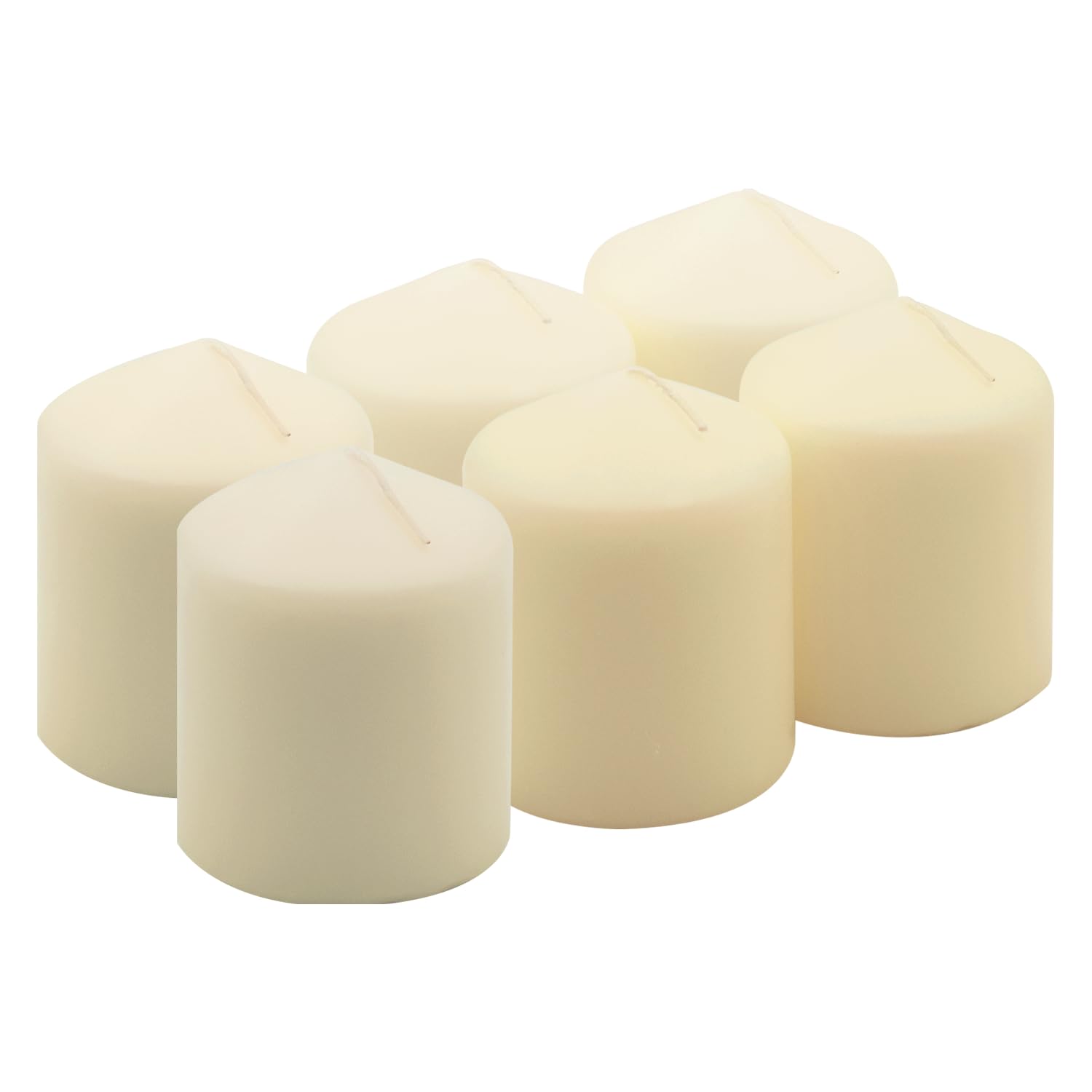 Hofer Lot de 3 bougies piliers - Diamètre : 80 x 130 mm - Couleur : ivoire - Longue durée de combustion : env. 48 heures - Diamètre : 80 mm - Hauteur : 130 mm - Fabriqué en Autriche