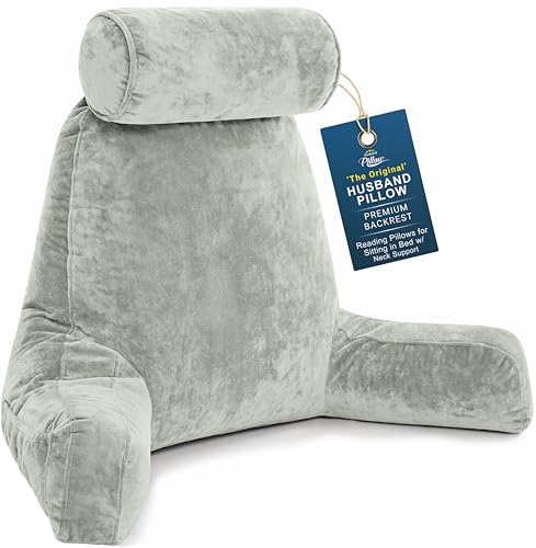 Reading "Husband" Pillow