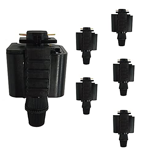 L-Type Track Lighting Connectors for L-style Single Circuit 2-wire Style Track System Pendants...