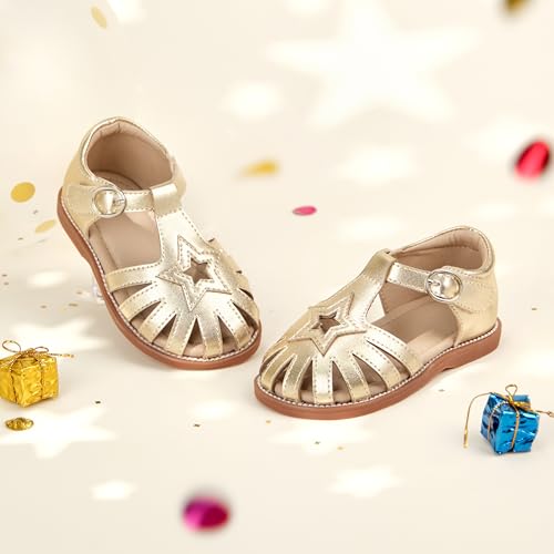 Image of Kiderence Toddler Girls Sandals Little Girls Kids Summer Shoes Toddler Sandals