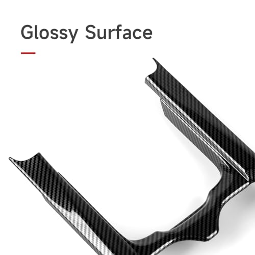 Image of for Honda CR-V 2020 2021 2022 Accessories CRV Cup Frame Decals ABS Carbon Fiber Stickers, B