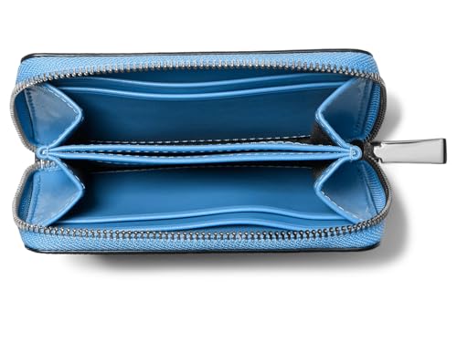 Image of Michael Kors Womens Jet Set Small Zip Around Card Case South Pacific One Size
