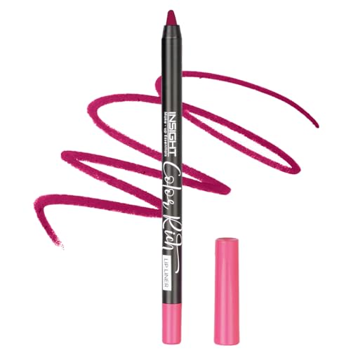 Image of INSIGHT Color Rich Lip Liner| Intense Pigment| Enriched with Jojoba Oil & Vitamin E| Defines, Shapes & Nourishes Lips | Long-Lasting |Pink Carnations -1.5g