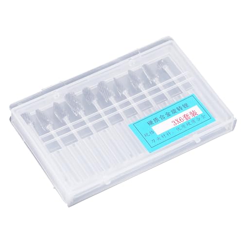 Set de 10 fresas de carburo de tungsteno para metal y madera miniatura 3