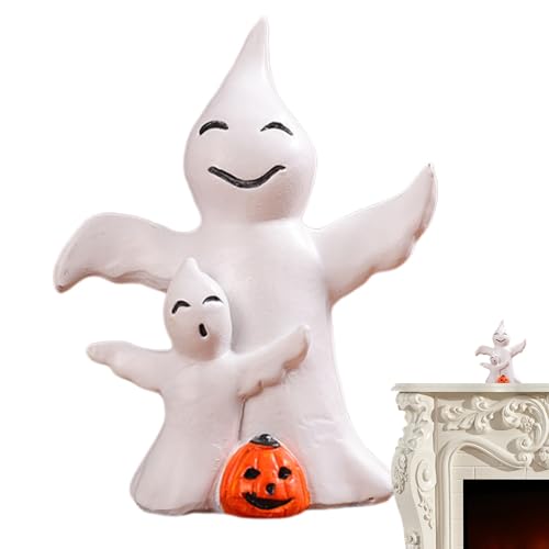Estatuas Especttrales De Halloween - Figuras De Esculturas Góticas De Resina | De Escritorio De Halloween Espeluznante | Decoración De Mesa De Exterior Interior para La Librería De La Mesa De