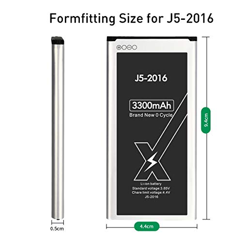 DEJIMAX Batteria J5 2016, Batteria ad Alta