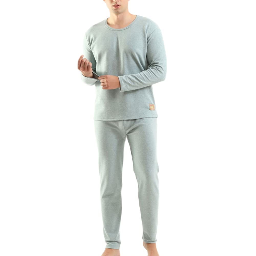 Men's Thermal Underwear with Inner Fleece Warm Ski Winter Set 3XL-9XL