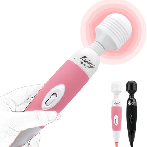 Vibration Für Frauen Massagestab Mit Kabel Vibrator Für Frauen Mit Starker Vibration Massagestab Sex Ideal Zur Klitoris G Punkt Und Ganzkörper Massage LZYLWC LZYLWC （Schwarz）