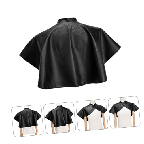Capa impermeable para tinte de cabello 2 piezas negra para salón miniatura 7