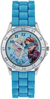 Disney Frozen Girls Analogue Classic Quartz Watch with Rubber Strap FZN9012