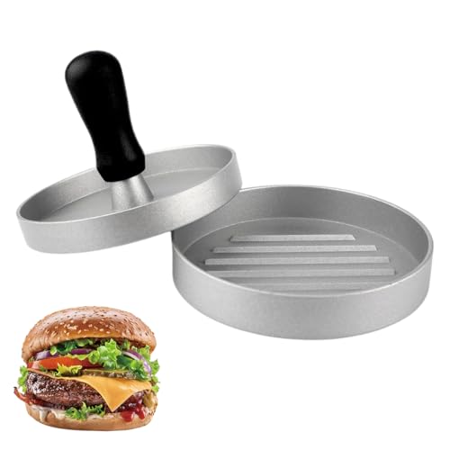 Prensa de Hamburguesa, Antiadherente Molde Hamburguesa, prensa para carne para dar forma fácilmente a las Hamburguesas, Apta para Lata de aliño, bistec, sándwich, barbacoaKits de Barbacoa