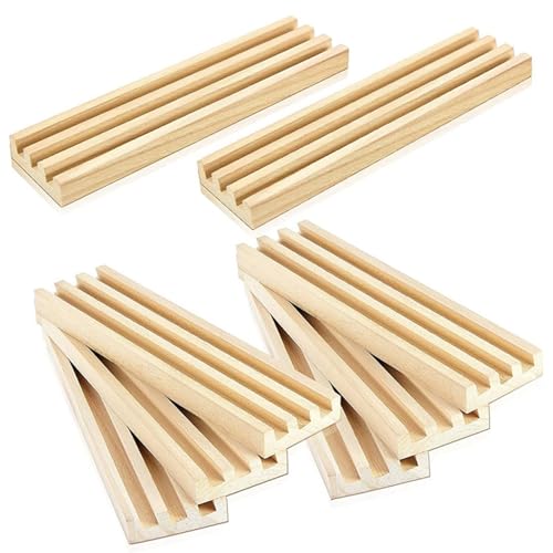 Set de dominós de madera, accesorio decorativo, sin base miniatura 4