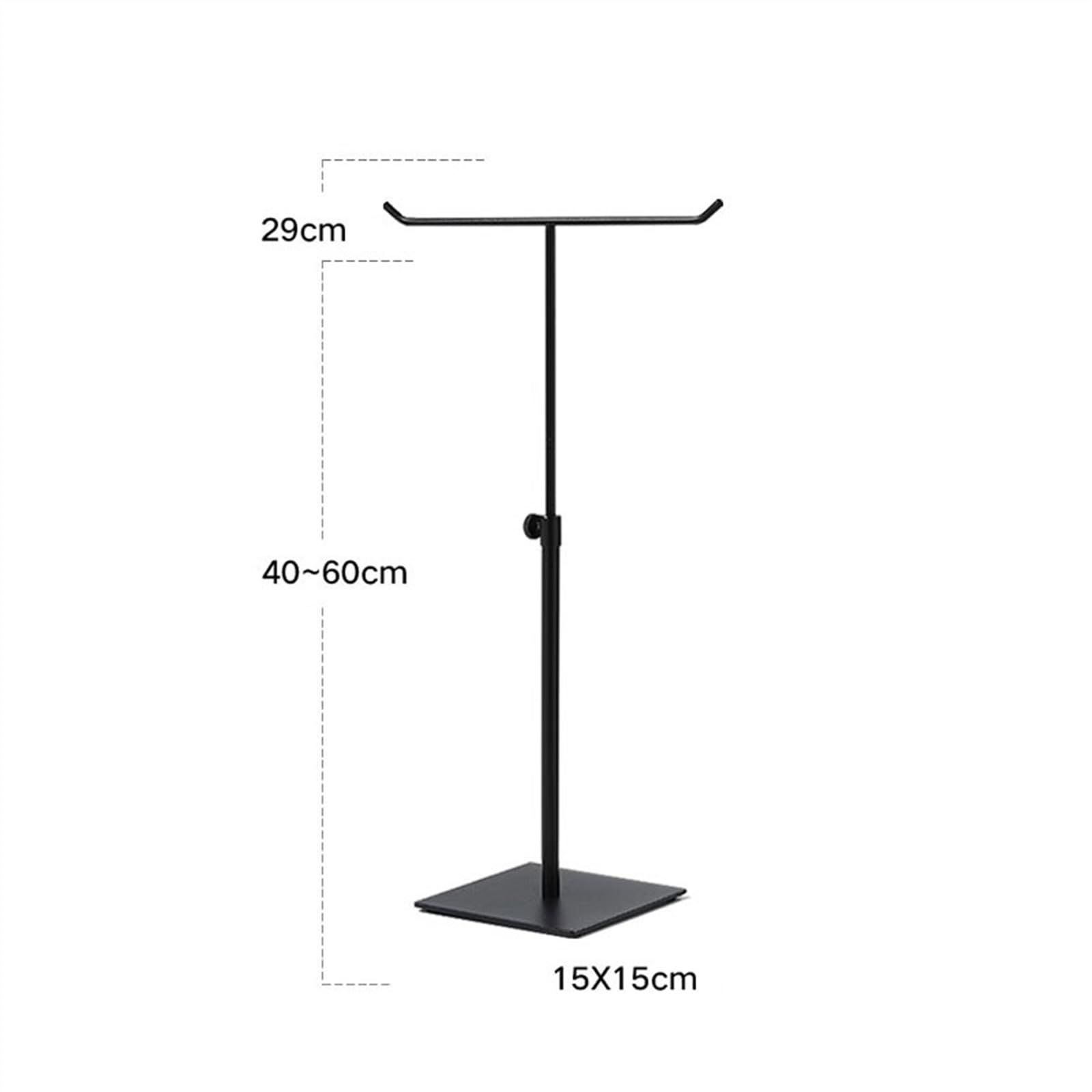 Expositor de Joyas - Soporte metálico en Forma de T para Collares, Pendientes y Pulseras - Organizador de Mesa para Colgantes y Accesorios