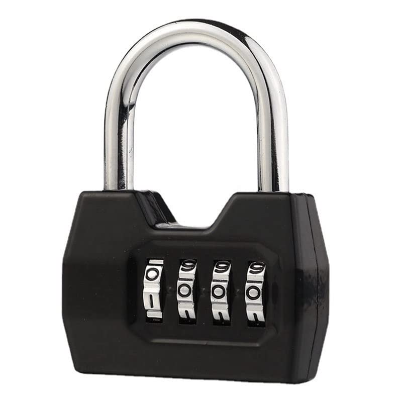Lucchetto a combinazione, Lock Locker Locker blocco con blocco combinato 2 PC Combinazione Padlock a 4 cifre blocco blocco pesante for la cassetta degli attrezzi dell'armadietto della palestra for est