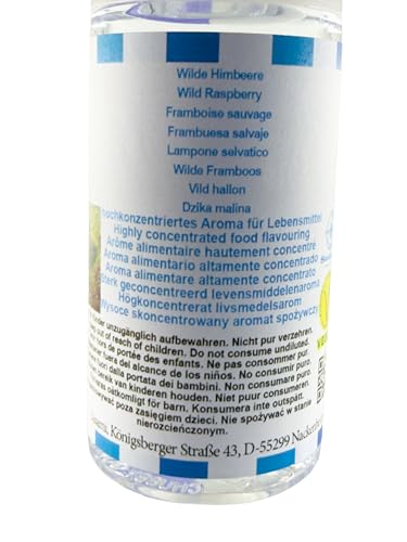 Aroma de frambuesa salvaje Sasami vegano concentrado de 100ml 6
