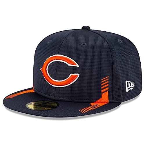 Casquette New Era Chicago Bears 59Fifty NFL21 SL ajustée taille 7 1/4 pour homme et collectionneur