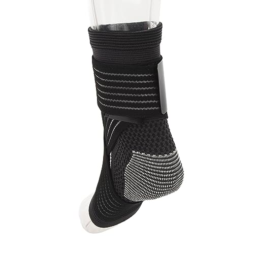 Envoltório de Tornozelo, Cinta de Suporte de Tornozelo de Nylon Com Alça para Fitness (G/GG)