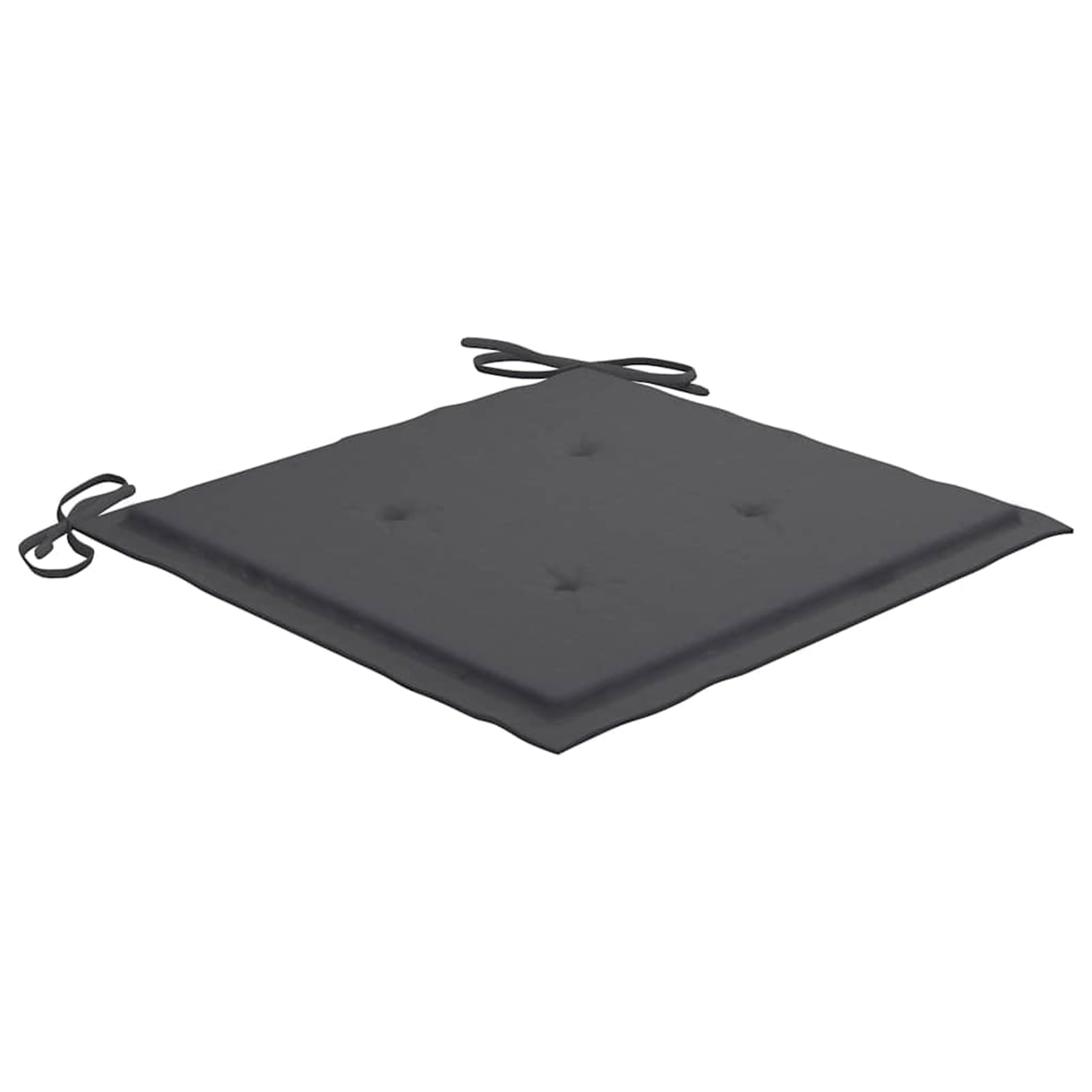 Krzesła ogrodowe, 8 sztuk, drobno szlifowane drewno tekowe z lakierem wodnym, antracyt, 50 x 53 x 90 cm, do użytku wewnątrz i na zewnątrz