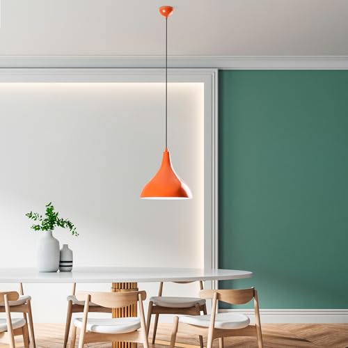 Lustre orange Opviq de salon moderne et ajustable pour une table à manger - 4