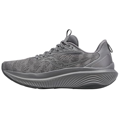 Saucony Women's Echelon 9 Sneaker, Asphalt, 6 Wide