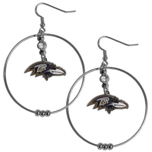 Image of NFL 2-Inch Hoop Earrings
