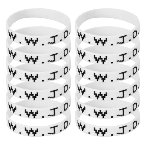 Bracelets silicone W.W.J.D personnalisés en caoutchouc confort