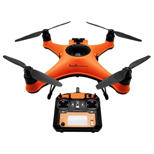 SwellPro FD1+, Fisherman FD1 Plus Fishing Drone with Bait Release 4.8 LBS Payload, 1.3KM Casting Range, Auto Return & Flip, IP67 Waterproof with Self-floating RC Drone for adults (Without Camera)