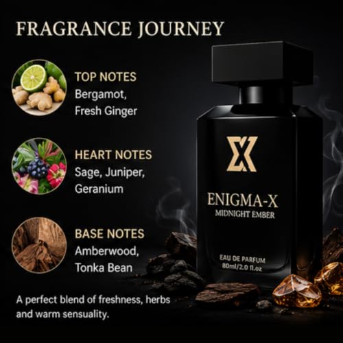 ENIGMA-X Store ENIGMA-X Midnight Ember Eau de Parfum for Men & 80 ml - Image 3
