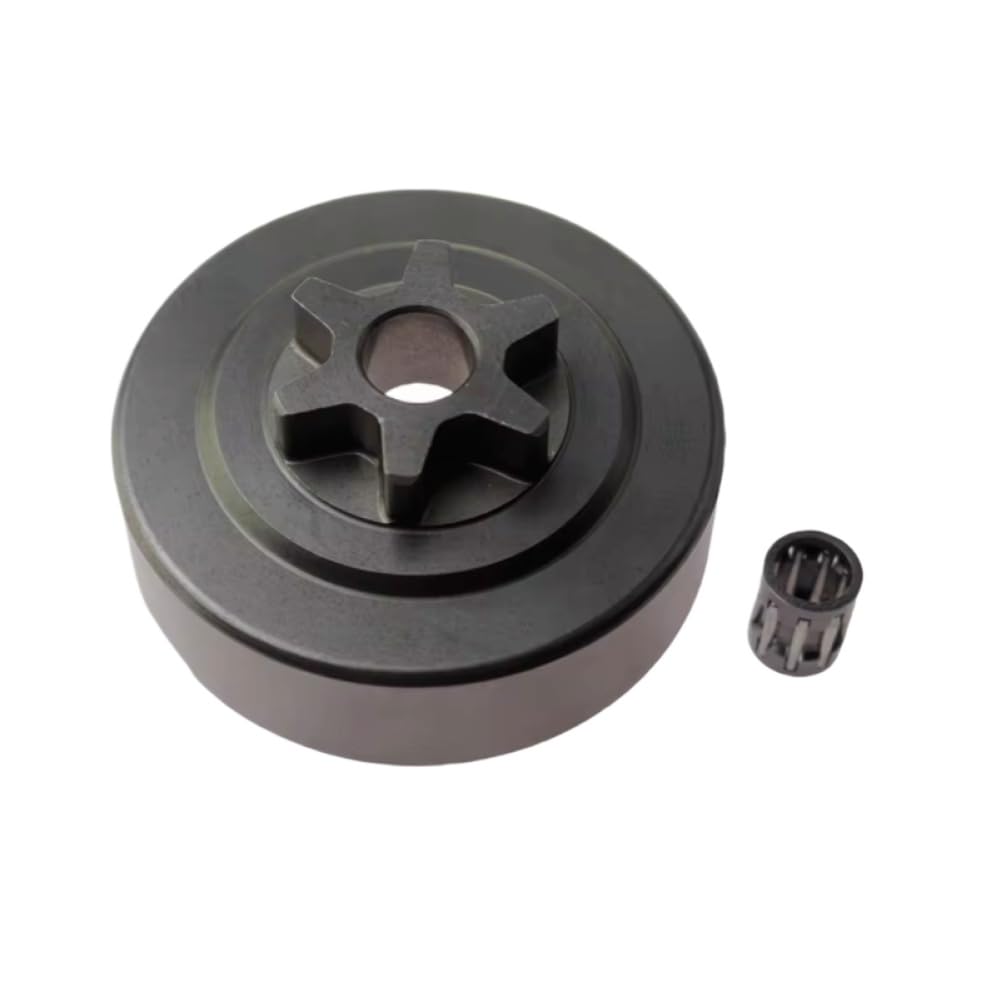 Piñón de tambor de embrague con conjunto de rodamiento de 3/8 pulgadas 6T compatible con motosierra CS 310 352 352ES 353ES 305S 340S