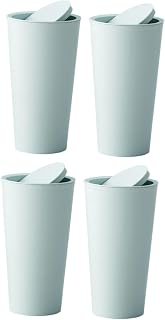GLEAVI 2 Juegos De Cubos De Basura Para Coche Resistentes Compactos Color Verde Claro 2 Unidades