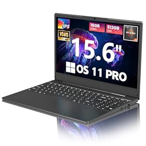 Computadora portátil FHD de 15,6 pulgadas, procesador AMD R3 3200U (hasta 3,5 GHz), 16 GB de RAM 512 GB SSD, WiFi de doble banda, Numpad, función completa tipo C, compatible con WiFi 5, BT5.0, 4500