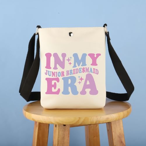 BDPWSS Junior Bridesmaid Gifts Bridesmaid Proposal Gifts In My Junior Bridesmaid Era Wedding Engagement Crossbody Bags3