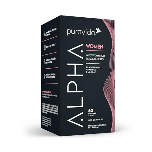 Puravida Suplemento alimentar Alpha Women 60 cápsulas