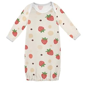 Sanluoli Truskawkowy Szlafrok Dziecięcy 3M