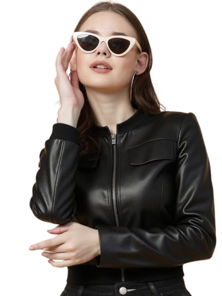 black leather jacket for women crop jacket for women.32-image-43