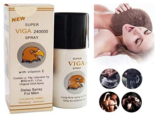 Sexual Pleasure Delay | Male Genital Desensitizing Last Long in Bed Spray | Prolong Climax for Him | Delay Premature Ejaculation Prolong Sex | Happy Partner Tonight (Shipping DHL) (VIGA 240000)