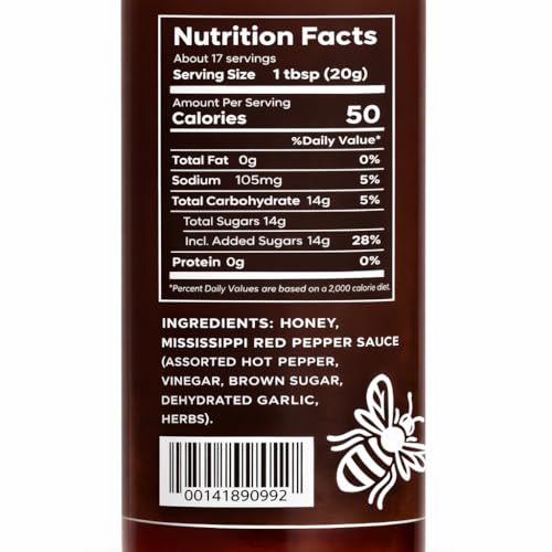 Miel Mississippi Red Hot 2 Pack 12 oz Botellas miniatura 2