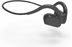 Fone de ouvido Bluetooth sem fio de condução óssea IPX8 Fone de ouvido de natação à prova d'água Aptidão ao ar livre 32 GB de memória MP3 Player (preto)