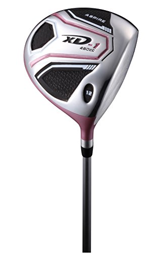 image for Premium Lightweight Ladies Golf Club Set Right Hand - Cherry Pink Purp