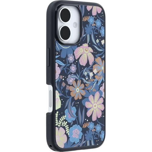 Image of OtterBox iPhone 16 Symmetry Series Case - Fairy Fauna Purple - Ultra-Thin, Sleek iPhone Case, Cute & Pretty Floral iPhone Case