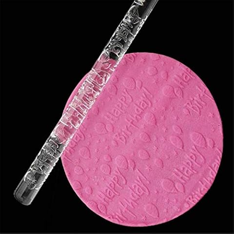 VALINK Transparent Acrylic Embossing Rolling Pin Cover