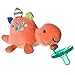 Mary Meyer WubbaNub Infant Pacifier, 6-Inches, Pebblesaurus Dinosaur