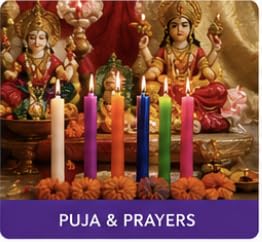 Image of Pahadi Craft Colourful Chime Candles (Pack 10 pcs, HT- 4Inches) | Vibrant Decorative Festival Candles for Puja, Prayers & Gifting
