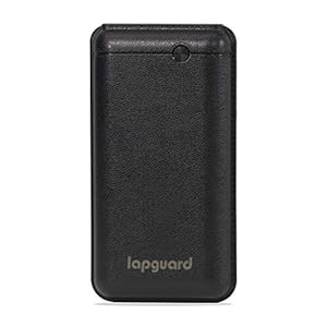 Lapguard 10000mAh Li-Polymer Power Bank (White), USB Type C and Micro USB Ports | 10W Fast Charging