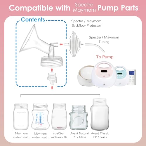 Pieza de repuesto Maymom compatible con extractores Spectra/Ameda miniatura 2