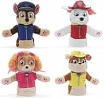 Amazon.co.jp: GUND パウパトロール パペット ぬいぐるみ 4個