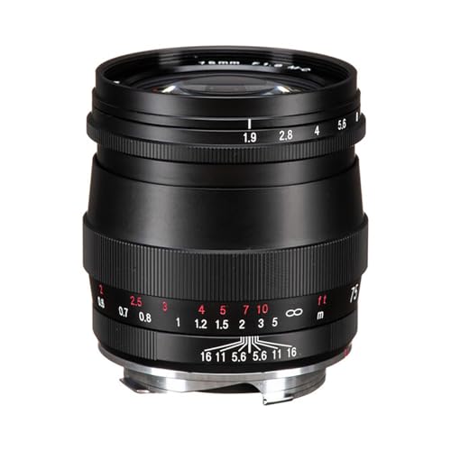 Amazon.co.jp: Voigtlander 75mm f1.9 Ultron ブラック マルチ