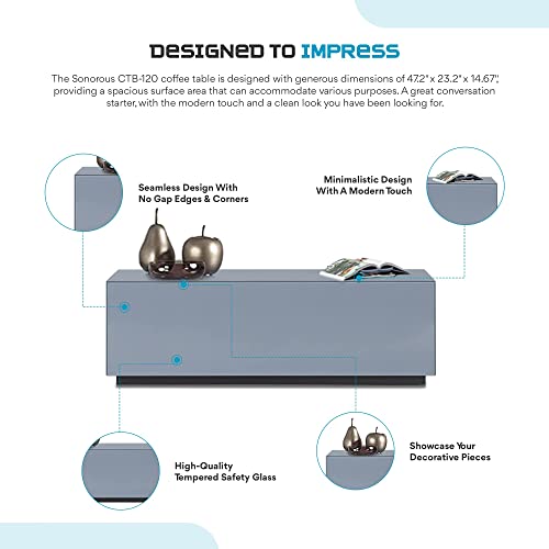 Smart Coffee Table with Refrigerator